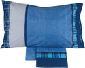 Gabel Completo Lenzuola 1 Piazza E Mezza Salvia Colore Blu Casa e cucina/Tessili per la casa/Biancheria da letto/Lenzuola e federe/Set di lenzuola e federe La Bottega del Risparmio - Bari, Commerciovirtuoso.it