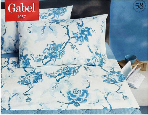 Gabel Completo Lenzuola Letto Singolo 1 Piazza Floreale Azzurro Cotone Casa e cucina/Tessili per la casa/Biancheria da letto/Lenzuola e federe/Set di lenzuola e federe La Bottega del Risparmio - Bari, Commerciovirtuoso.it