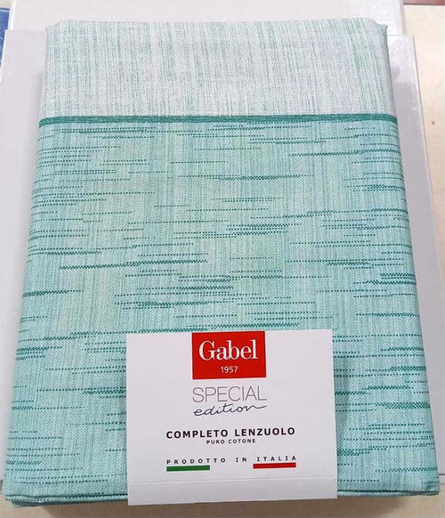 Gabel Set Lenzuola Matrimoniale Texture Stampato Su Madapolam Di Puro Cotone 100% Certificato Oeko-Tex Casa e cucina/Tessili per la casa/Biancheria da letto/Lenzuola e federe/Set di lenzuola e federe La Bottega del Risparmio - Bari, Commerciovirtuoso.it