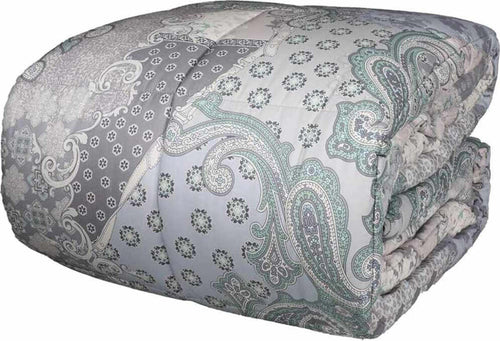 Gabel-Trapunta-Letto-Matrimoniale-Incanto-In-Cotone-Colore-Grigio