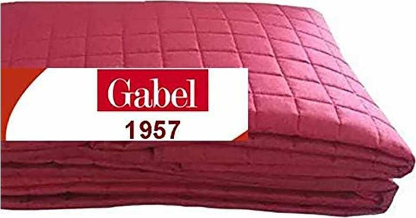 Gabel-Trapuntino-170x265-Cm-Copriletto-Trapuntato-Letto-Singolo-1-Piazza-100%-Cotone-Linea-Chromo-Imbottitura-100%-Morbida-Fibra-Anallergica