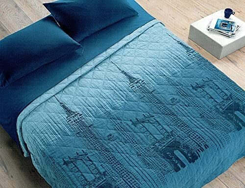 Gabel Vallesusa Trapuntino Copriletto Trapuntato 260 X265 Cm Letto Matrimoniale Skyline 100% Cotone Tessuto Sweet Touch Fibra Casa e cucina/Tessili per la casa/Biancheria da letto/Copriletti La Bottega del Risparmio - Bari, Commerciovirtuoso.it