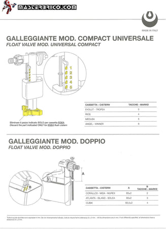 Galleggiante-Cassetta-Wc-Valsir-Originale,-per-modelli-Rios-Medusa-Tropea2-Winner-di-qualsiasi-anno