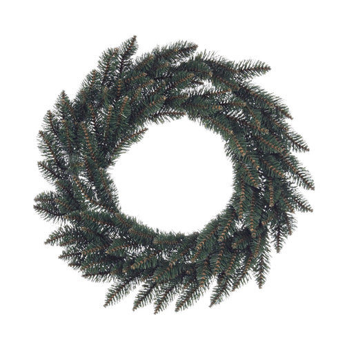 Ghirlanda tonda natalizia Oregon color Verde dietro porta 45 cm decorazione Natalizia