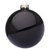 Palline in vetro per albero di natale nere decorazione natalizia