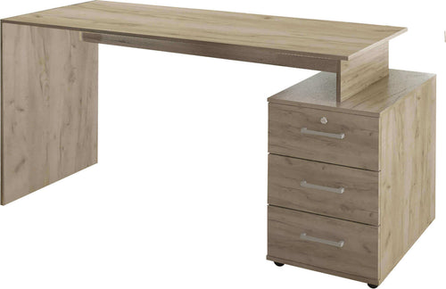 GALLIENO---scrivania-moderna-con-cassetti-139x60x76-h-Rovere-grigio-Milani-Home
