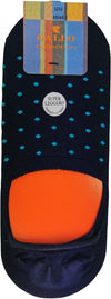 Calze solette uomo - Gallo - fantasia pois oltremare/puffo