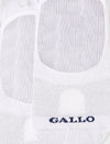 Gallo Solette accollate uomo cotone bianco tinta unita