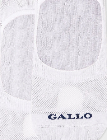 Gallo Solette accollate uomo cotone bianco tinta unita