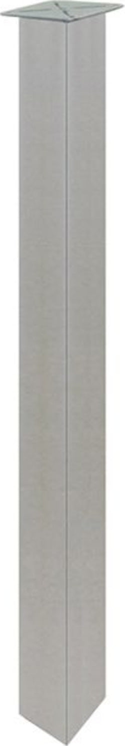 GAMBA-QUADRA-CON-PIASTRA-FISSA-L50X50MM-H710-GRIGIA