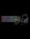 GAMDIAS KIT TAST + MOUSE + CUFFIE POSEIDON E2 3-IN-1 TAST MEMBRANA MOUSE OT