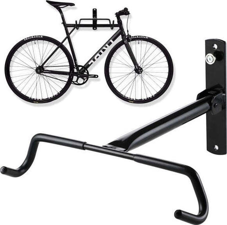 Ganci-Porta-Bicicletta-Bici-Da-Muro-Supporto-Bike-Pieghevole-31cm-In-Acciaio