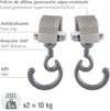 Ganci Universali Stroller Magic Hook Solid Grigio 10X6X3 Cm Prima infanzia/Passeggini carrozzine e accessori/Accessori e parti di ricambio/Ganci per passeggini La Casa Del Bebè - Napoli, Commerciovirtuoso.it