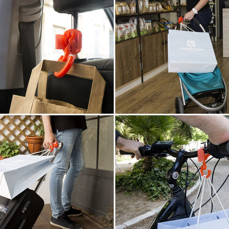 Ganci Universali Stroller Magic Hook Solid Grigio 10X6X3 Cm Prima infanzia/Passeggini carrozzine e accessori/Accessori e parti di ricambio/Ganci per passeggini La Casa Del Bebè - Napoli, Commerciovirtuoso.it