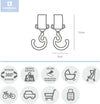 Ganci Universali Stroller Magic Hook Solid Nero 10X6X3 Cm Prima infanzia/Passeggini carrozzine e accessori/Accessori e parti di ricambio/Ganci per passeggini La Casa Del Bebè - Napoli, Commerciovirtuoso.it
