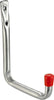 GANCIO-A-PARETE-140x110x50MM---ZINCATO-CON-GOMMINO-FINALE-PARAURTI-ROSSO