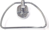 Supporto Porta Asciugamano Anello Acciaio 13x16x5.5cm Esy_69189 Muro Bagno Set da Bagno Trade Shop italia - Napoli, Commerciovirtuoso.it