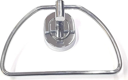 Supporto Porta Asciugamano Anello Acciaio 13x16x5.5cm Esy_69189 Muro Bagno Set da Bagno Trade Shop italia - Napoli, Commerciovirtuoso.it
