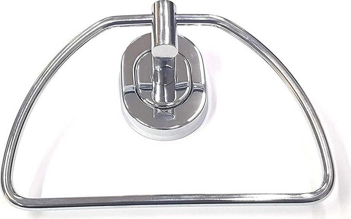 Supporto Porta Asciugamano Anello Acciaio 13x16x5.5cm Esy_69189 Muro Bagno Set da Bagno Trade Shop italia - Napoli, Commerciovirtuoso.it