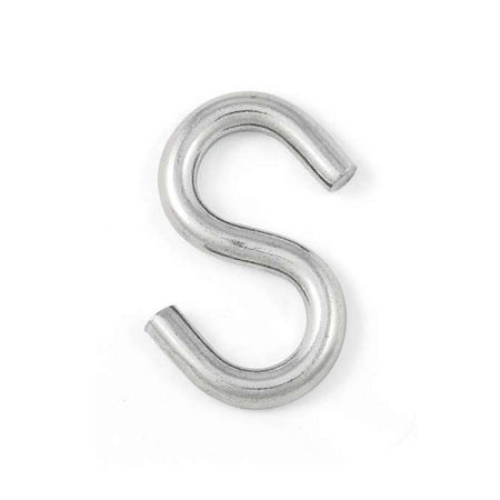 Gancio in acciaio zincato ad "S" per collegare la catena al guinzaglio