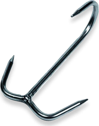 Gancio ad Ancora per Macellaio in Acciaio Inox alimentare ideale per salumi con 3 punte da 120 mm Casa e cucina/Organizzazione interni/Ganci e appenditutto/Ganci multifunzione La Zappa - Altamura, Commerciovirtuoso.it
