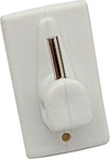 GANCIO-ADESIVO-IN-PLASTICA-PER-BRIS-BRIS-colore-marrone-Diesse
