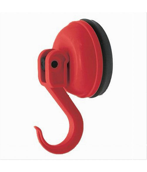 Gancio Appendino Attacco A Ventosa Rosso In Pvc Abs Accessori Bagno Mobili 69928