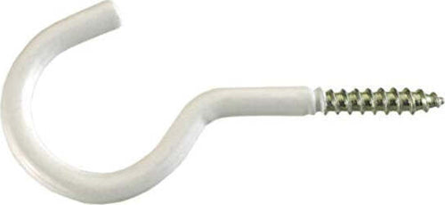 GANCIO-BIANCO-CON-VITE-PER-LEGNO,-PLASTIFICATO-4,8x65mm-CONF.-2-PZ