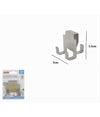 Gancio Bifacciale Per Porta Box Doccia Con 3 Ganci Accappatoio Telo Bagno 87767