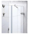 Gancio Doppio Per Porta Box Doccia Per Appendere Asciugamani Bagno 4x18 Cm 87766
