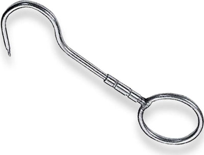Gancio Girevole con Anello per Macelleria in Acciaio Inox da 24 cm Casa e cucina/Organizzazione interni/Ganci e appenditutto/Ganci multifunzione La Zappa - Altamura, Commerciovirtuoso.it