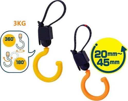 GANCIO MULTIUSO ORIENTABILE 3 COPPIE PORTANZA MAX 3 KG Casa e cucina/Organizzazione interni/Ganci e appenditutto/Ganci multifunzione Trade Shop italia - Napoli, Commerciovirtuoso.it