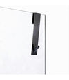 Gancio Per Box Doccia Appendi Asciugamano Accappatoio Bagno 4x13.5 Cm Nero 87769