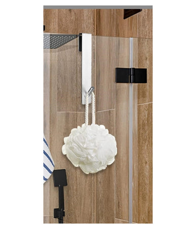 Gancio Per Porta Box Doccia Appendi Asciugamano Accappatoio Bagno 4 X 18cm 87765