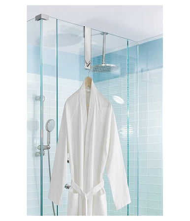 Gancio Per Porta Box Doccia Appendi Asciugamano Accappatoio Bagno 4 X 18cm 87765