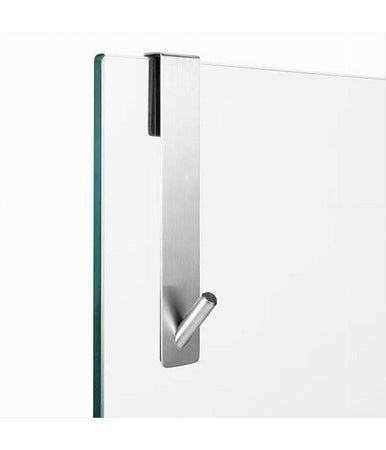 Gancio Per Porta Box Doccia Appendi Asciugamano Accappatoio Bagno 4 X 18cm 87765