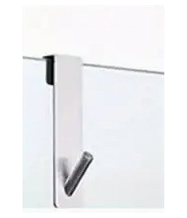 Gancio Per Porta Box Doccia Appendi Asciugamano Accappatoio Bagno 4x13.5cm 87764