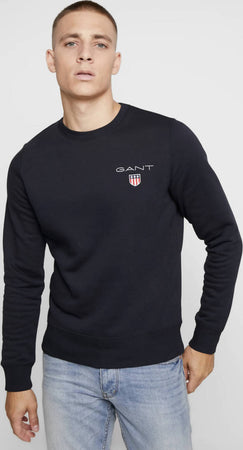 Gant Felpa Uomo Maniche Lunghe Felpa a Girocollo 85%Cotone Vestibilità regular Felpa Gant Euforia - Bronte, Commerciovirtuoso.it