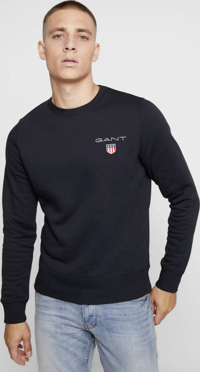 Gant Felpa Uomo Maniche Lunghe Felpa a Girocollo 85%Cotone Vestibilità regular Felpa Gant Euforia - Bronte, Commerciovirtuoso.it