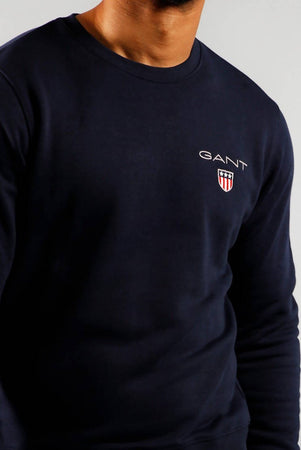 Gant Felpa Uomo Maniche Lunghe Felpa a Girocollo 85%Cotone Vestibilità regular Felpa Gant Euforia - Bronte, Commerciovirtuoso.it