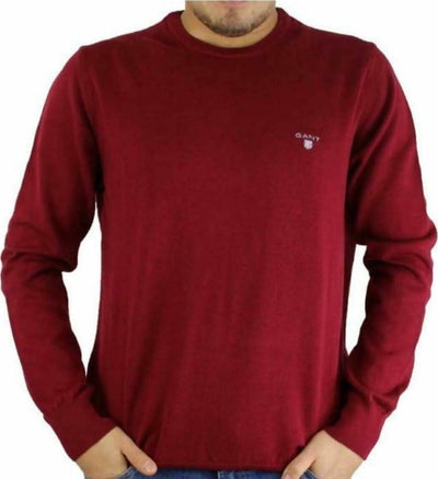 Gant Maglione Uomo Girocollo 100% Premium Cotton Regular Fit Maniche Lunghe Moda/Uomo/Abbigliamento/Maglioni e cardigan/Maglioni Euforia - Bronte, Commerciovirtuoso.it