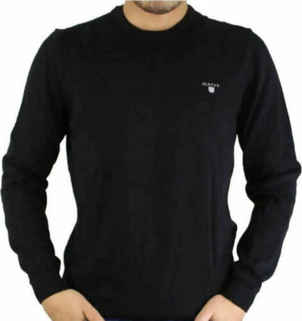 Gant Maglione Uomo Girocollo 100% Premium Cotton Regular Fit Maniche Lunghe Moda/Uomo/Abbigliamento/Maglioni e cardigan/Maglioni Euforia - Bronte, Commerciovirtuoso.it