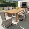 Tavolo allungabile Bounty in legno di Teak Riciclato da giardino 160/220 x 95 cm