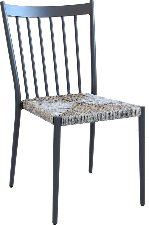 GARDENIA---sedia-da-giardino-in-alluminio-e-rattan-sintetico-impilabile-Antracite-Milani-Home
