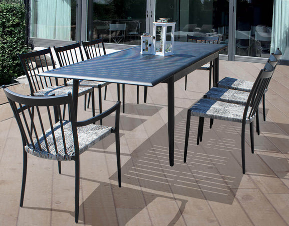 GARDENIA---sedia-da-giardino-in-alluminio-e-rattan-sintetico-impilabile-Antracite-Milani-Home