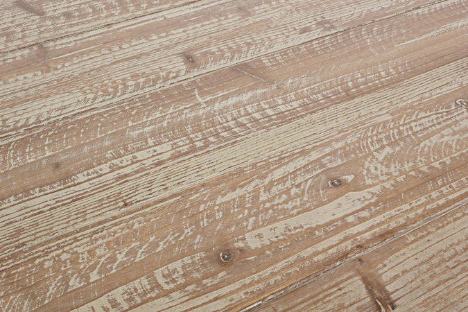Tavolo Garrett rettangolare, con gambe, piano in legno di abete, stile industriale
