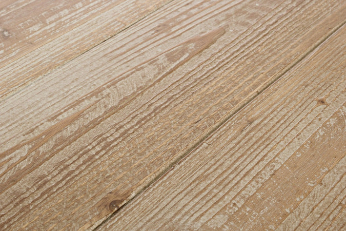 Tavolo Garrett rettangolare, con gambe, piano in legno di abete, stile industriale