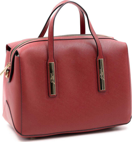 Gattinoni Binnr7518wvp400 Borsa Donna A Mano Bauletto Rossa 100% Pu Borsa Doppio Manico Con Tracolla E Chiusura A Cerniera 27x23x16cm Moda/Donna/Borse/Borse a mano Starbag - Gaeta, Commerciovirtuoso.it