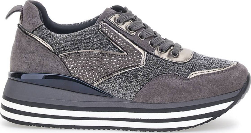 Gavi-Sneakers-Donna-Platform-4cm-The-First-1506030-Grigie-Art.-H15060-30