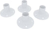Gazebo-3-x-3-Metri-Bianco-Struttura-in-Acciaio-Copertura-In-PE-110-gr/m²-Impermeabile-Idrorepellente